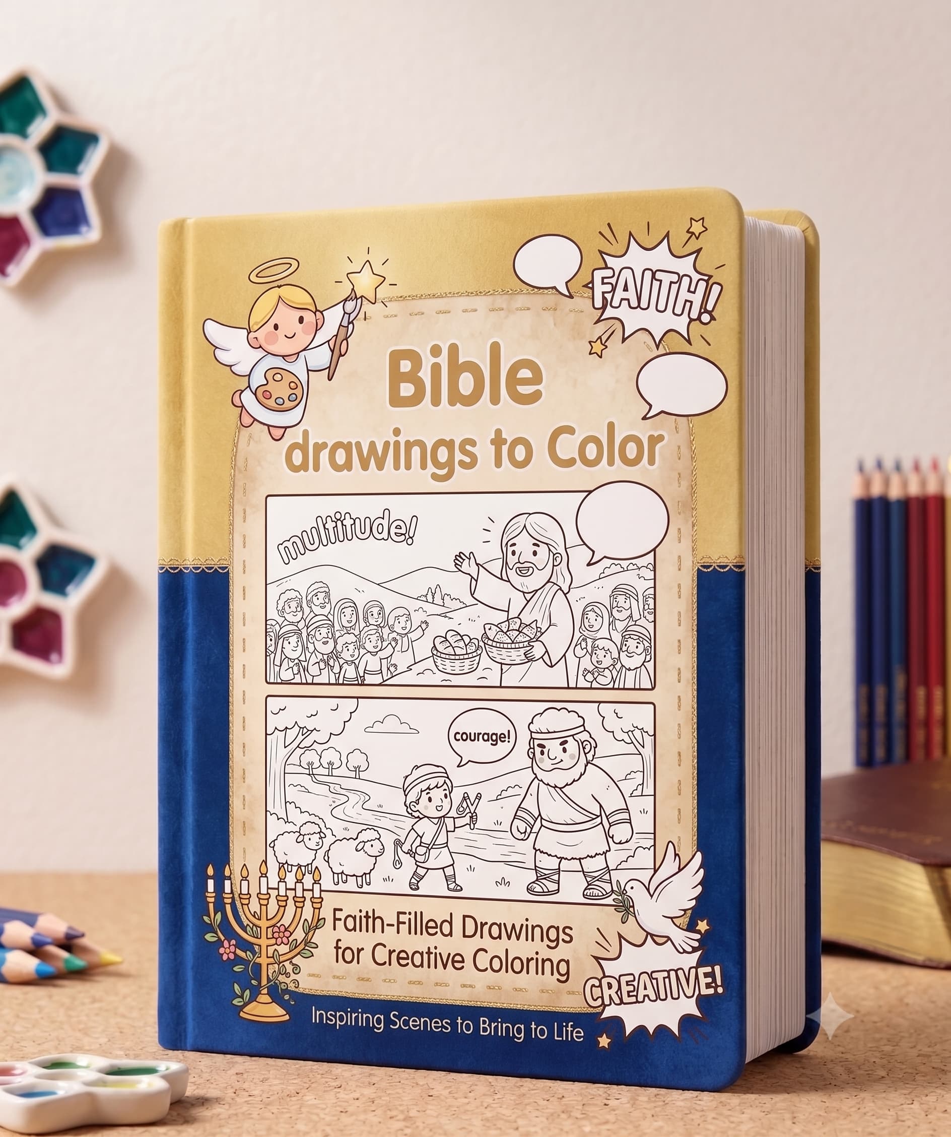 Faith Moments — Bible coloring for kids